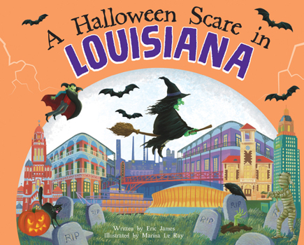 Hardcover A Halloween Scare in Louisiana Book