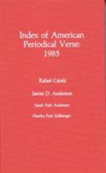 Hardcover Index of American Periodical Verse 1995 Book