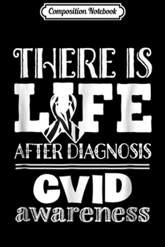 Paperback Composition Notebook: CVID Zebra Awareness Ribbon Support Journal/Notebook Blank Lined Ruled 6x9 100 Pages Book