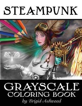 Paperback Steampunk Grayscale Coloring Book