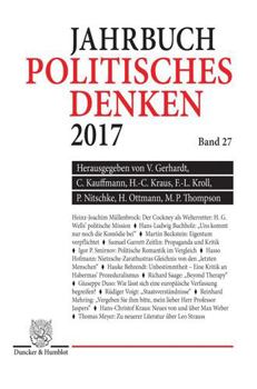 Paperback Politisches Denken. Jahrbuch 2017 [German] Book