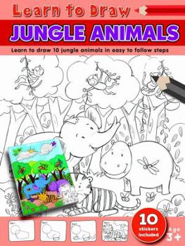 Paperback Learn to Draw Jungle Animals Book