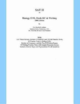 Paperback SAT II in Biology E/M, Math IIC & Writing Book