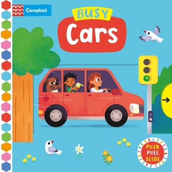 Board book Busy Cars: A Push, Pull, Slide Book