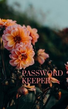 Paperback Password Keeper: Floral Peach Password Log Book