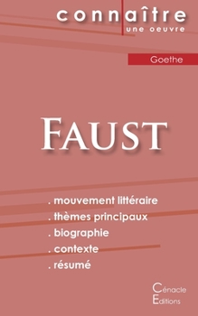 Paperback Fiche de lecture Faust de Goethe (Analyse littéraire de référence et résumé complet) [French] Book