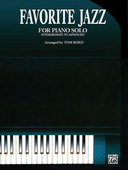 Paperback Favorite Jazz for Piano Solo Book