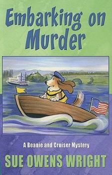 Paperback Embarking on Murder [Large Print] Book