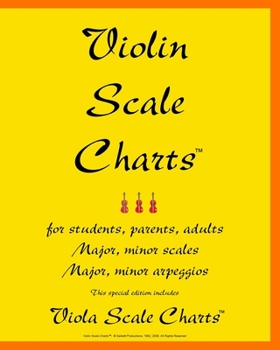 Paperback Violin Scale Charts(TM): This Special Edition Includes Viola Scale Charts Book