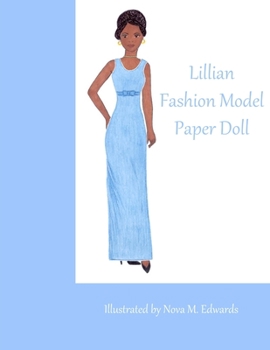 Paperback Lillian Fashion Model Paper Doll Book