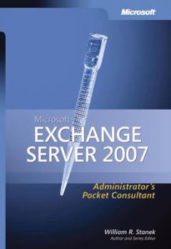 Paperback Microsoft Exchange Server 2007 Administrator's Pocket Consultant Book