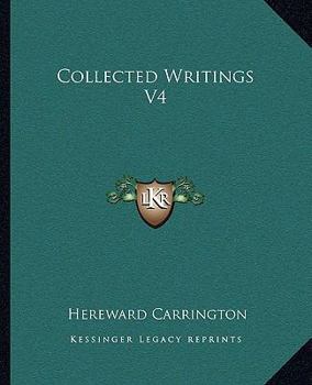 Paperback Collected Writings V4 Book