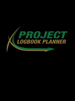 Hardcover Project Logbook Planner Book