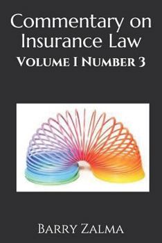 Paperback Commentary on Insurance Law: Volume I Number 3 Book