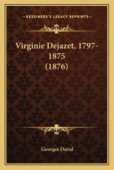 Paperback Virginie Dejazet, 1797-1875 (1876) [French] Book