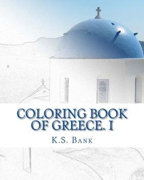 Paperback Coloring Book of Greece. I Book