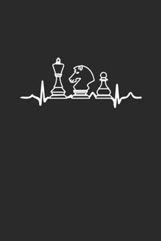 Chess Heartbeat: Blank Lined Notebook (6" x 9" - 120 pages) ~ Chess Game Notebook for Daily Journal, Diary, and Gift