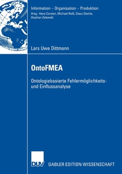 Paperback Ontofmea: Ontologiebasierte Fehlermöglichkeits- Und Einflussanalyse [German] Book