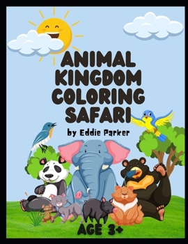 Paperback Animal Kingdom Colouring Safari Book