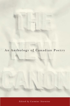 Paperback The New Canon: An Anthology of Canadian Poetry Book