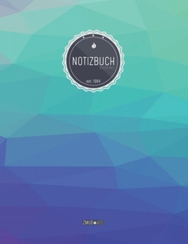 ZMUDACE Notizbuch Blanko: in DIN A4 Softcover ZB081 Rauten 156 leere Seiten mit pers�nlichem Register + Seitenzahlen Zeichenbuch, Skizzenbuch, Blankobuch, Malbuch, Notizheft zum Selbstgestalten