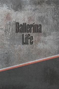 Paperback Ballerina Life: Personalized Isometric Dot Notebook 120 Pages 6x9 Book