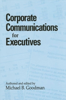 Paperback Corporate Communications for Executives Book