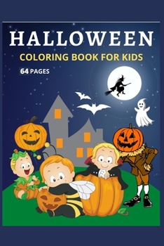 Paperback Halloween - Coloring Book - For Kids Book