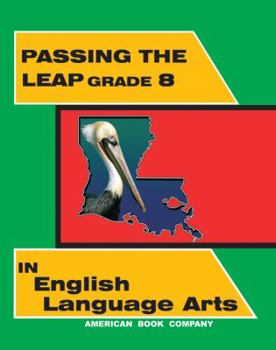 Paperback Passing the Leap Grade 8 in English Language Arts Book