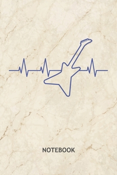 NOTEBOOK: Guitarist Note Book Grid-lined 6x9 - Instruments Journal A5 Gridded - Instrumentalist Planner Guitar Music 120 Pages SQUARED - Electric ... Soft Cover - Concert Band Birthday Present