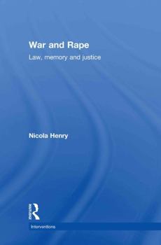 Hardcover War and Rape: Law, Memory and Justice Book