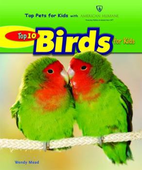 Library Binding Top 10 Birds for Kids Book