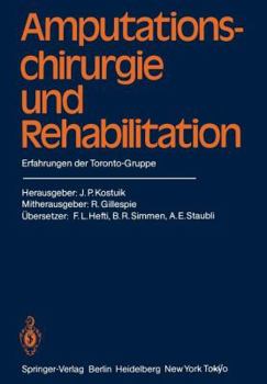 Paperback Amputationschirurgie Und Rehabilitation: Erfahrungen Der Toronto-Gruppe [German] Book