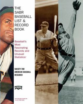 Paperback The SABR Baseball List & Record Book: Baseball's Most Fascinating Records and Unusual Statstics Book