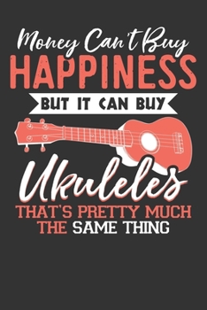 2020 Week To View Dated Planner Diary: 6x9 Inches Paperback Money Can't Buy Happiness But It Can Buy Ukulele
