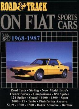 Paperback Road & Track on Fiat Sports Cars 1968-1987 Book