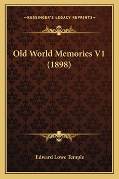 Paperback Old World Memories V1 (1898) Book