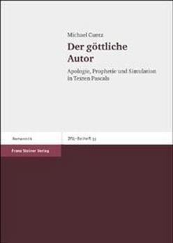 Paperback Der Gottliche Autor: Apologie, Prophetie Und Simulation in Texten Pascals [German] Book