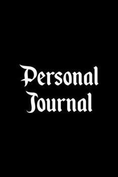 Paperback Personal Journal: Custom Interior Grimoire Spell Paper Notebook Journal Trendy Unique Gift Solid Black Spell Books Book