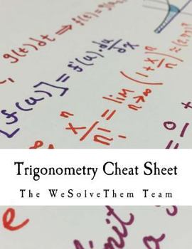 Paperback Trigonometry Cheat Sheet Book