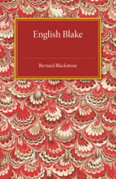 Paperback English Blake Book