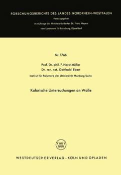 Paperback Kalorische Untersuchungen an Wolle [German] Book