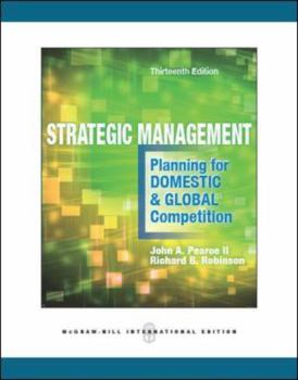 Paperback Strategic Management: Planning for Domestic & Global Competition Book