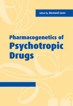 Paperback Pharmacogenetics of Psychotropic Drugs Book