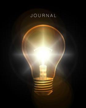 Paperback Journal: Light Bulb Ideas, Composition Notebook, Lined, 120 Pages, 8x10 Book