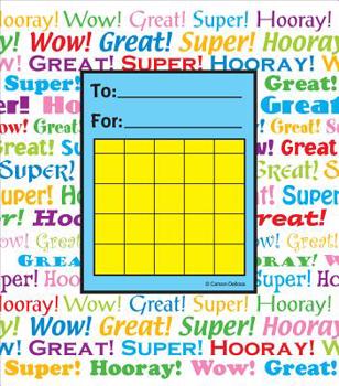 Misc. Supplies Positive Words Incentive Charts Book