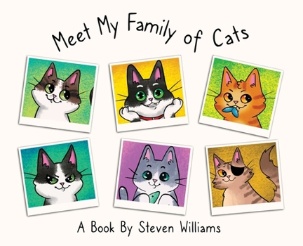 Hardcover Meet My Family of Cats Book