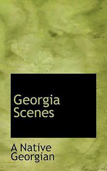 Paperback Georgia Scenes Book