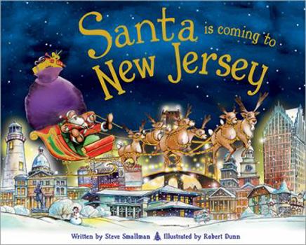 Hardcover Santa Is Coming to New Jersey Book