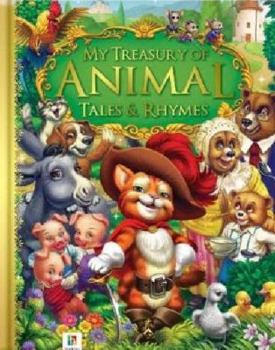 Hardcover My Treasury of Animal Tales & Rhymes Book